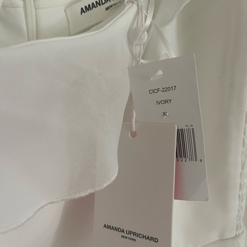 BRAND NEW Amanda Uprichard white dress